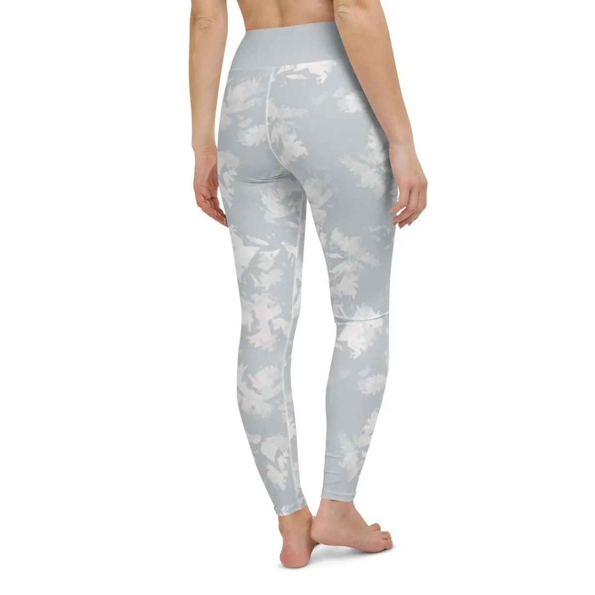 Silver Encounter Women's High-Waisted Yoga Pants