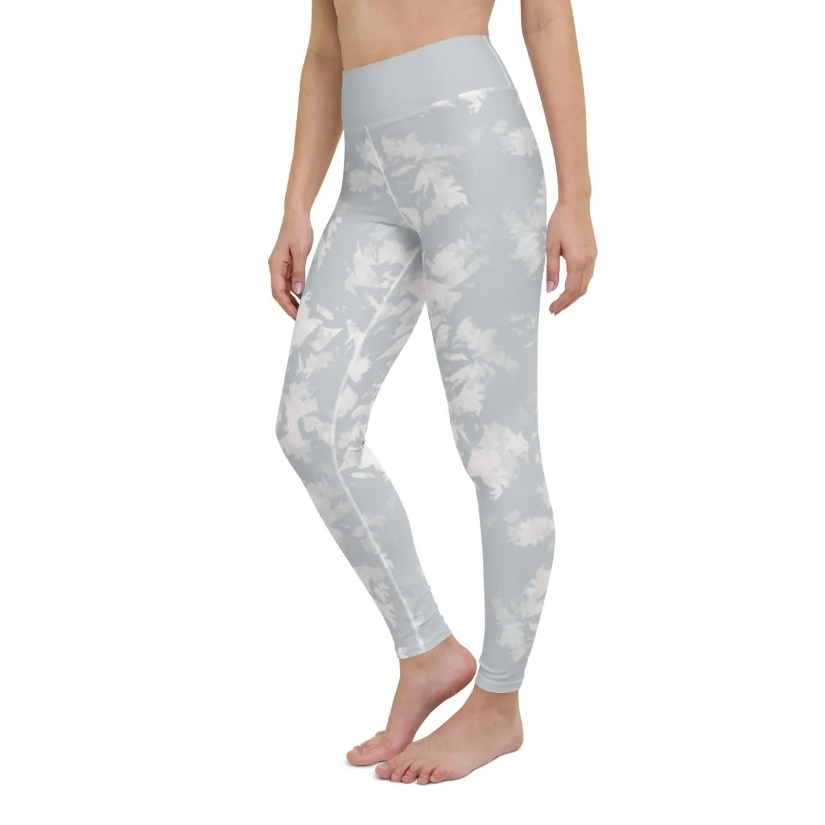 Silver Encounter Women's High-Waisted Yoga Pants