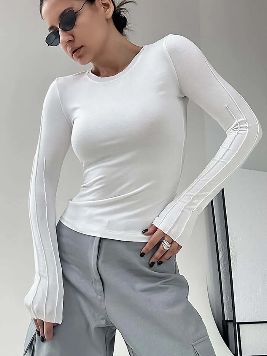 Slim Long-sleeve Breathable T-shirt