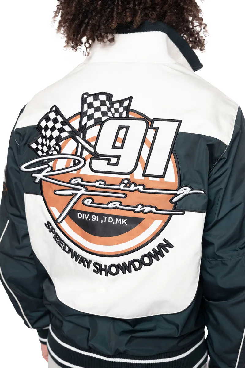 Smoke Rise Men's Racing Windbreaker Jacket