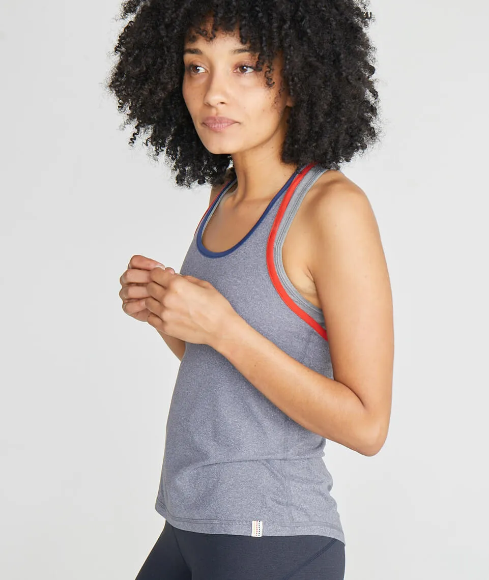 Steffi Racerback Tank in Raven