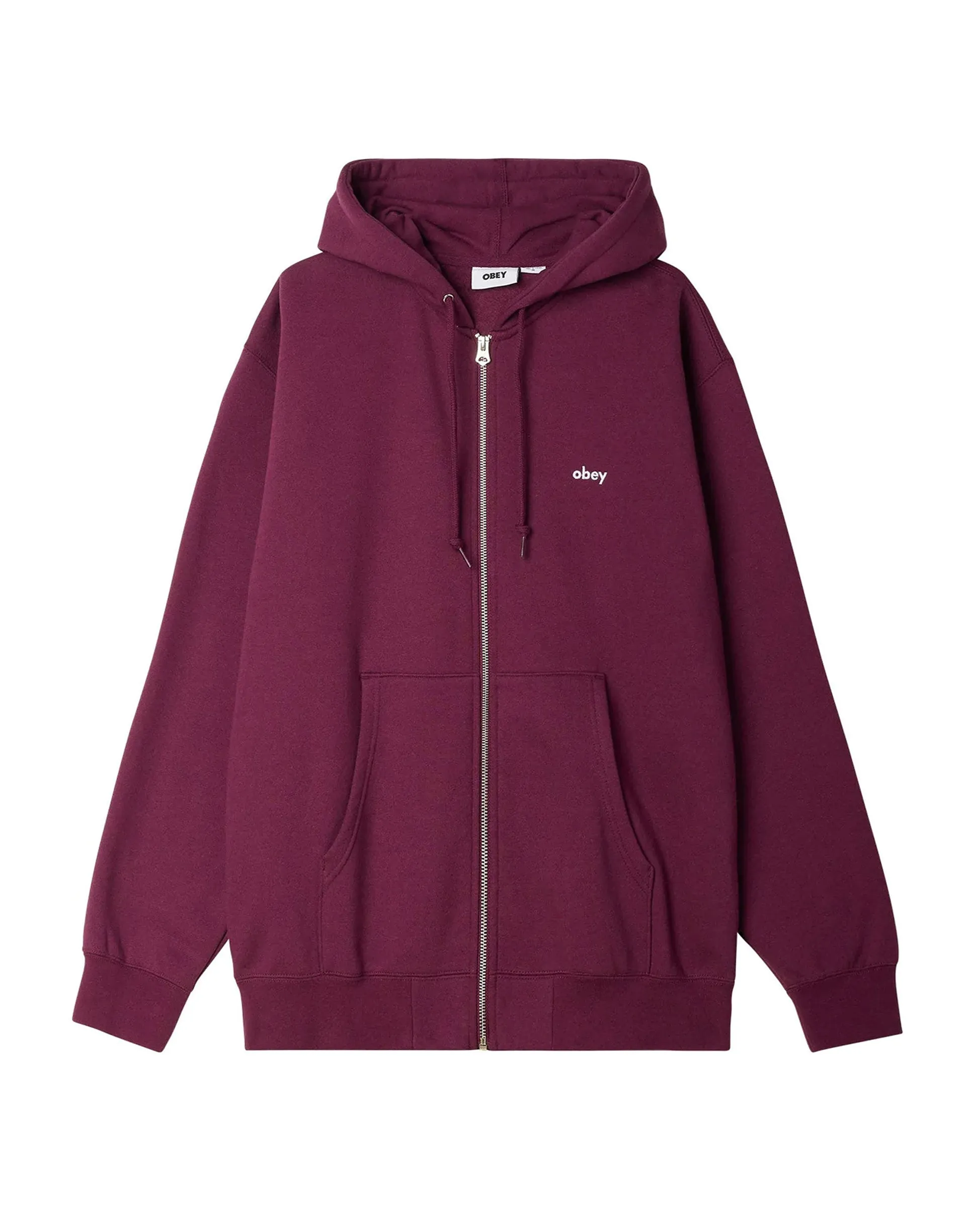 Tab Zip-Up Hooded Pullover