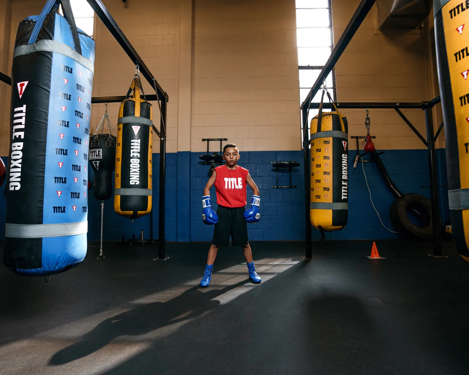 TITLE Boxing Iconic Block Muscle Tee