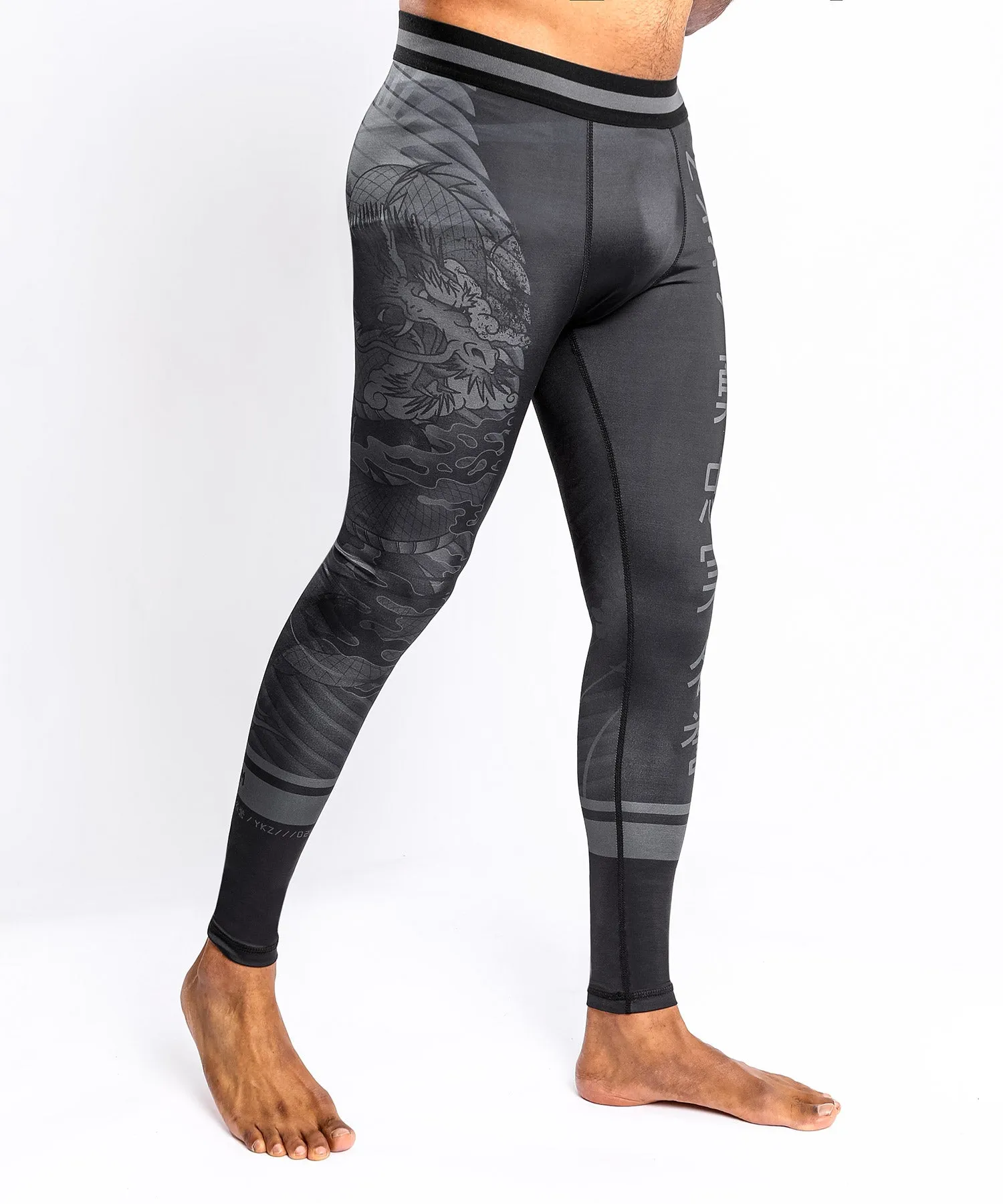 Venum YKZ21 Compression Tights – Black/Black