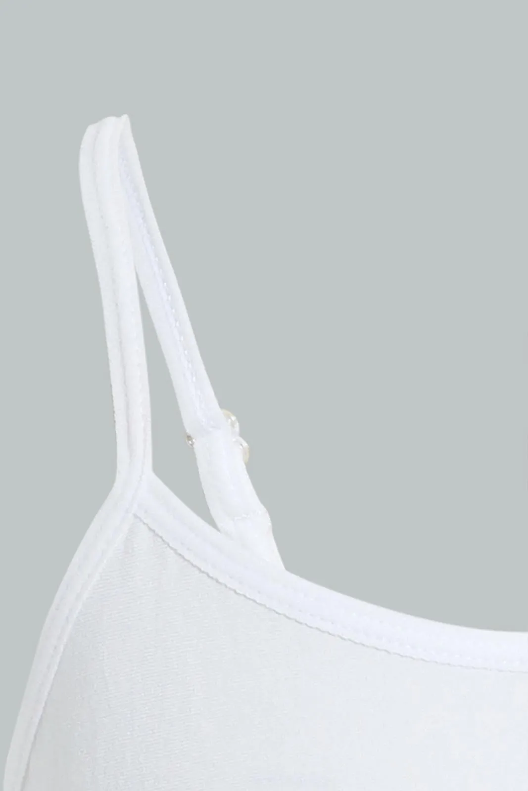 White Comfort Bra For Senior Girls (Pack of 2)