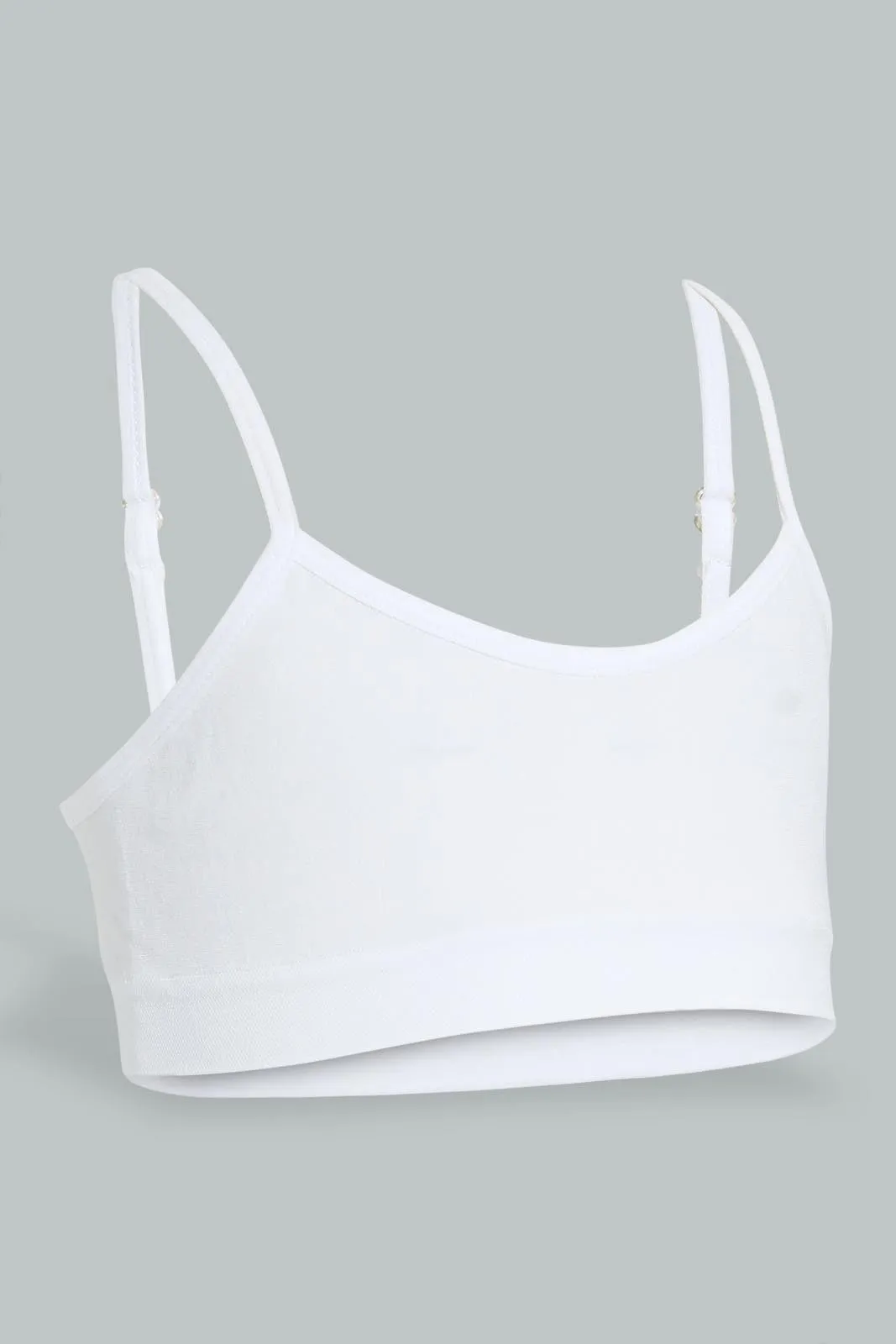 White Comfort Bra For Senior Girls (Pack of 2)