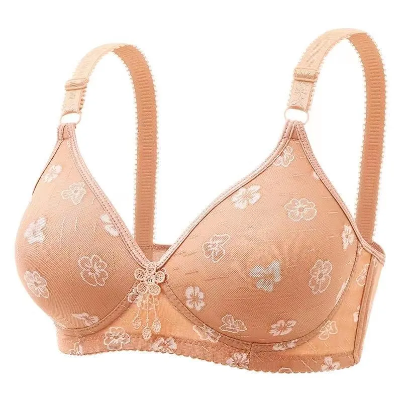 Women Bras Top Comfortable Bralette Printed Sexy Underwear Female Wireless Lingerie Seamless Bra