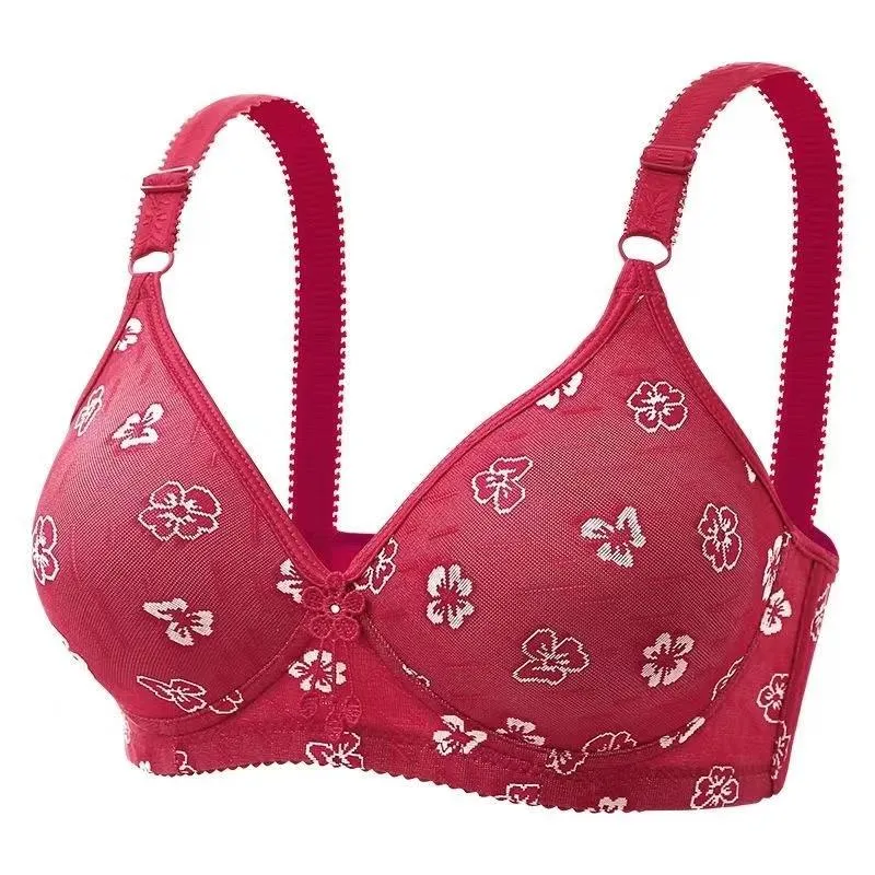 Women Bras Top Comfortable Bralette Printed Sexy Underwear Female Wireless Lingerie Seamless Bra