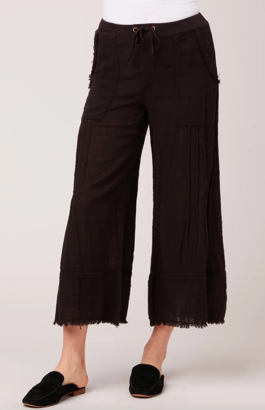 XCVI Ace Wide Leg Pant-Black