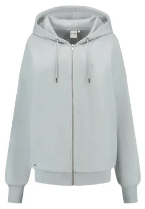 Zoya Zip Up Hoodie ZIP UP HOODIE - pearl blue