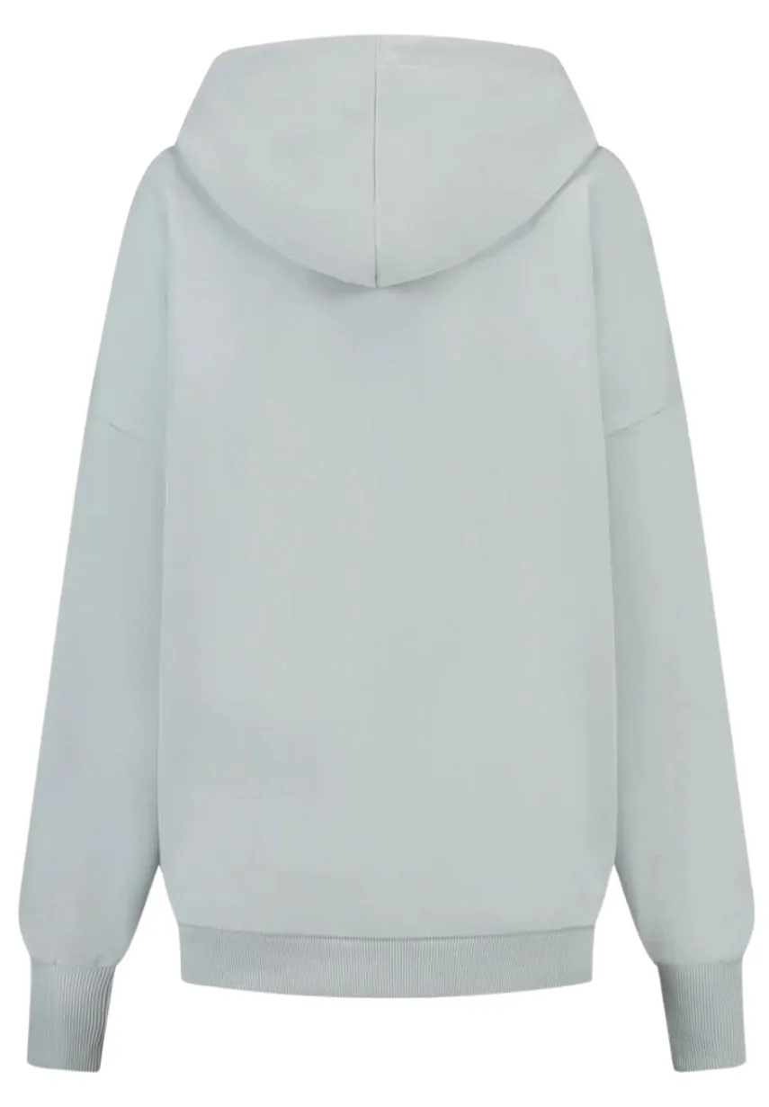 Zoya Zip Up Hoodie ZIP UP HOODIE - pearl blue